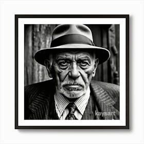 Portrait Of An Old Man Poster