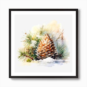 Pine Cones 1 Art Print