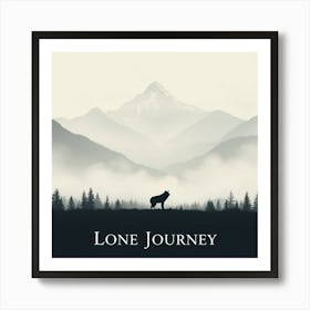 Lone Journey Art Print