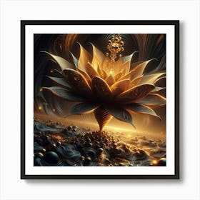 Lotus Flower 123 Art Print