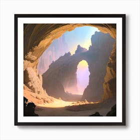 emerge into the light Art Print