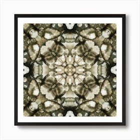 Modern Abstraction Watercolor Pattern Art Print