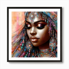 Exotic Beauty Artwork 61 Art Print