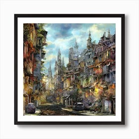 Cityscape 1 Art Print