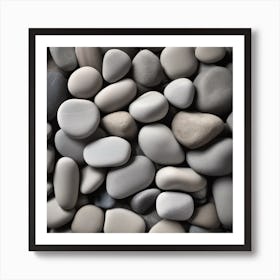 Pebbles Art Print