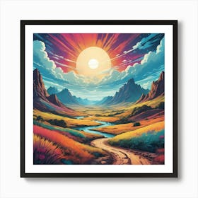 Valley of Dreams Art Print