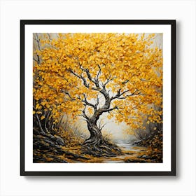 Autumn Tree Art Print