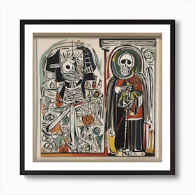 Santa Muerte 2 Art Print