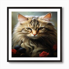 Cat Portrait Art Print