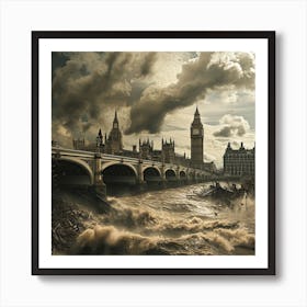 London climate change Art Print