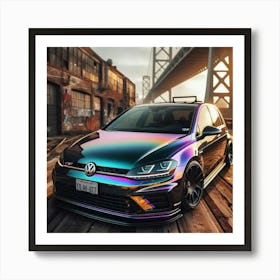 Volkswagen Golf Gti R Art Print