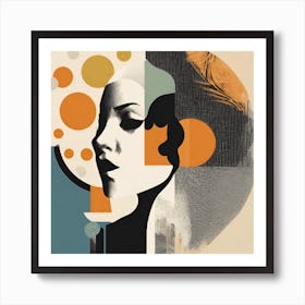 Woman'S Face Art Print