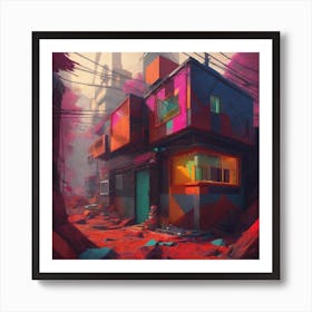 Urban futures Art Print