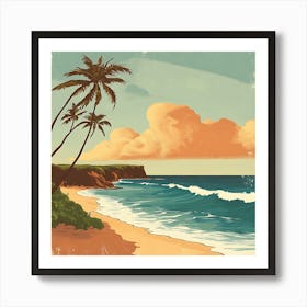 Hawaiian Beach Art Print