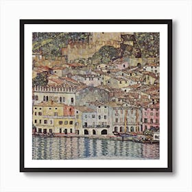 Malcesine On Lake Garda, 1913 By Gustav Klimt Art Print