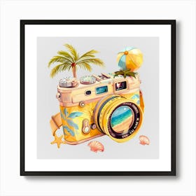 Watercolor Summer Photography 6 Art Print