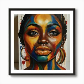 African Girl Art Print