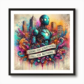 Stand For Something Fall For Nothing Art Print