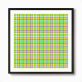 Checkered Fabric 5 Art Print