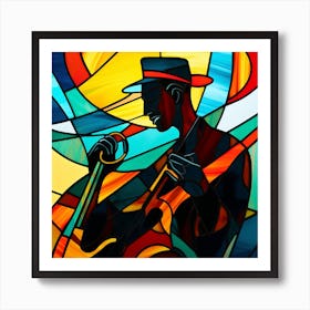 Jazz Musician 8 Art Print
