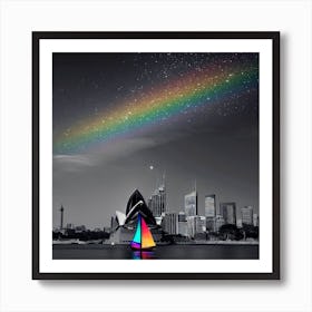 Rainbow Over Sydney Póster