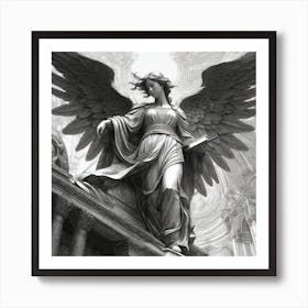 Angel Of Light 2 Art Print