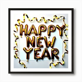 Happy New Year 19 Art Print