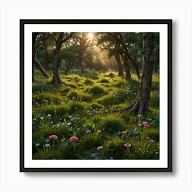 Fairy Garden 29 Art Print