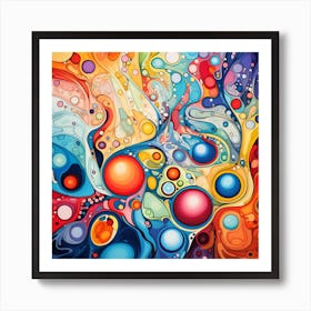 Bubbles 4 Art Print