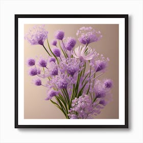 Allium Art Print