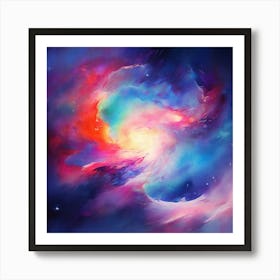 Galaxy Painting 5 Art Print