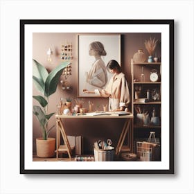 Home Office 1 Art Print