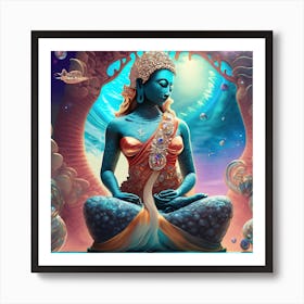 Siren Buddha #15 Art Print