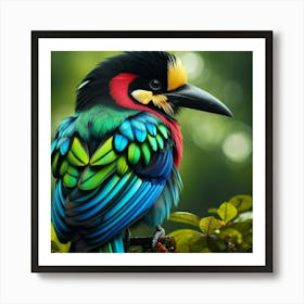 Colorful Bird 4 Art Print