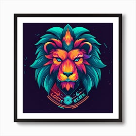 Lion Head 4 Art Print