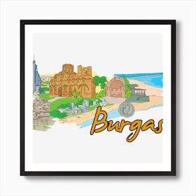 Burgas Art Print