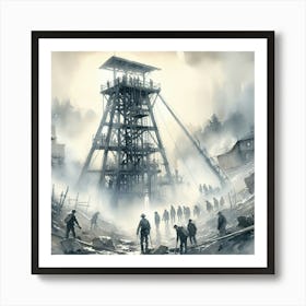 'Dark Mine' Art Print