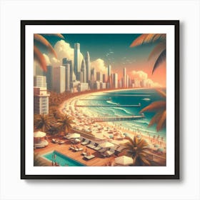 Cityscape Art Print