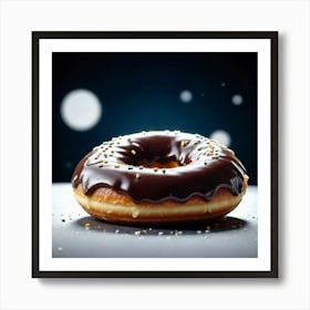 Donut With Sprinkles 1 Art Print