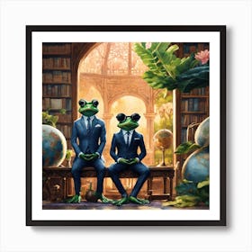 Frogs 1 Art Print