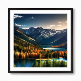 Autumn Landscape - Autumn Stock Videos & Royalty-Free Footage Art Print