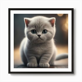 Cute Kitten 2 Art Print