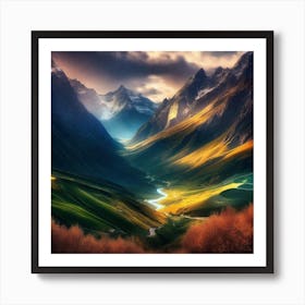 Valley Of The Sun Art Print