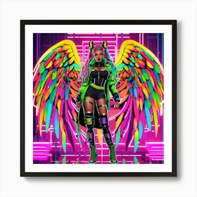 Angel Wings 4 Art Print