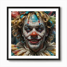 Clown Art Print