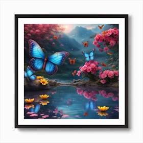 butterfly dream Art Print