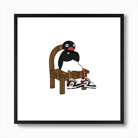 Angry Pingu 1 Fy Art Print