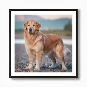 Golden Retriever Art Print