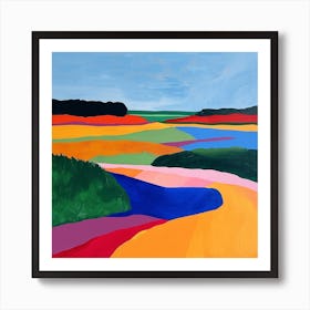 Colourful Abstract Everglades National Park Usa 6 Art Print