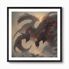 Dragon Monster Fantasy Gaming Art Print